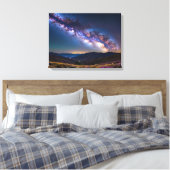 Melkweg Canvas Afdruk (Insitu (Slaapkamer))