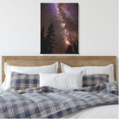 Melkweg | Cedar Breaks National Monument Utah Canvas Afdruk (Insitu (Slaapkamer))