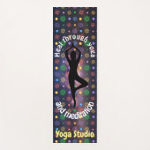 melkweg chakra yoga pose yogamat (Voorkant)
