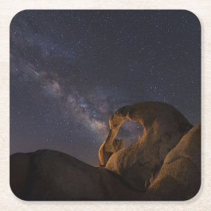 Melkweg & Cyclops Arch Alabama Hills Kartonnen Onderzetters