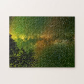 Melkweg en Aurora Borealis | Ontario Canada Legpuzzel (Horizontaal)