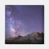 Melkweg en Mt. Rainier | Staat Washington Magneet (Voorkant)