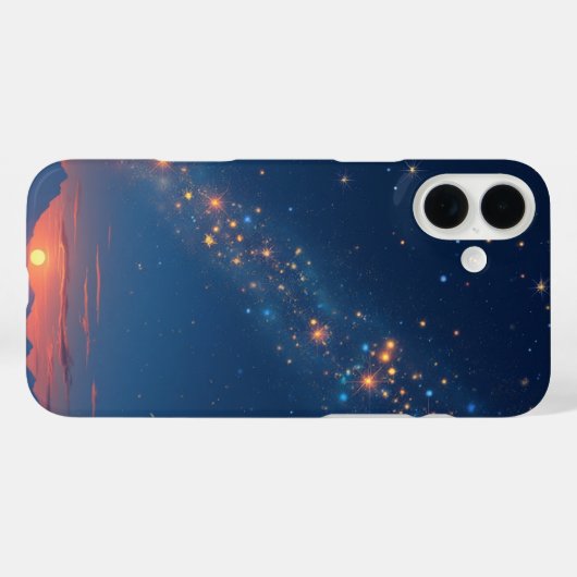 Melkweg en Sparkling Star Hoesje (Achterkant (horizontaal))