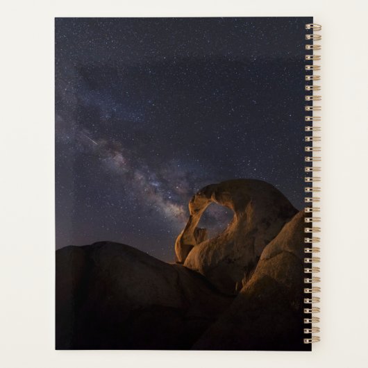 Melkweg en wiellopers | Alabama Hills Planner (Achterkant)