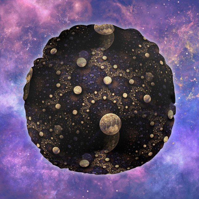 Melkweg Fractal Rond Kussen (Creator heeft geüpload)