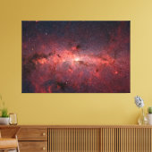 Melkweg Galactisch Centrum, Sterren, Wolken, Clust Canvas Afdruk (Insitu (Woonkamer))
