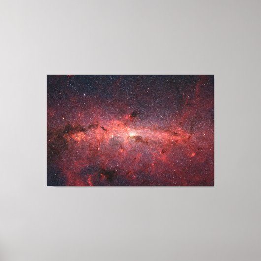 Melkweg Galactisch Centrum, Sterren, Wolken, Clust Canvas Afdruk (Voorkant)