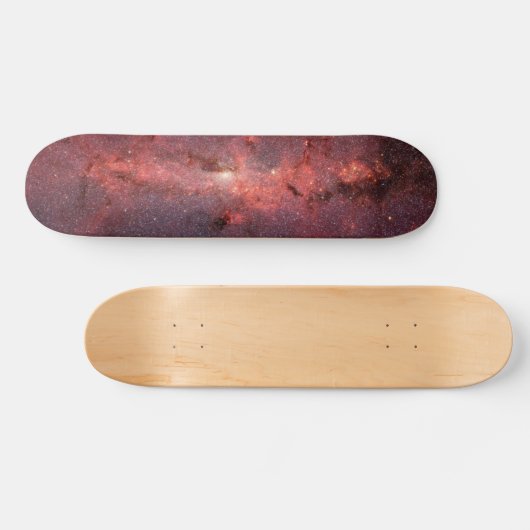 Melkweg Galactisch Centrum, Sterren, Wolken, Clust Skateboard (Horizontaal)