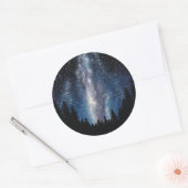 Melkweg Galaxy Schilderij Sticker (Envelop)