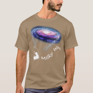 Melkweg Galaxy Solar System Cute Funny Astronomie T-shirt