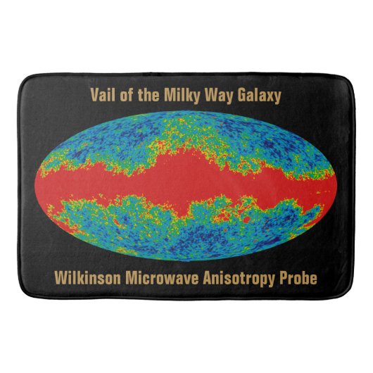 Melkweg Galaxy Veil Over WMAP Universe Badmat (Voorkant)