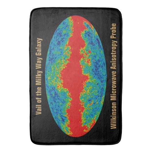 Melkweg Galaxy Veil Over WMAP Universe Badmat (Voorkant Verticaal)