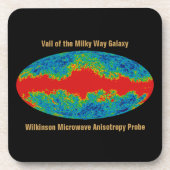 Melkweg Galaxy Veil Over WMAP Universe Bier Onderzetter (Voorkant)