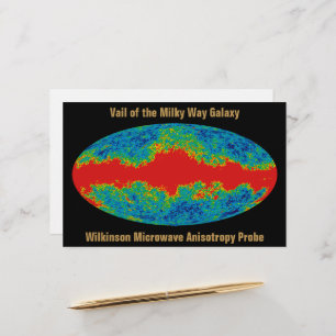 Melkweg Galaxy Veil Over WMAP Universe Briefpapier