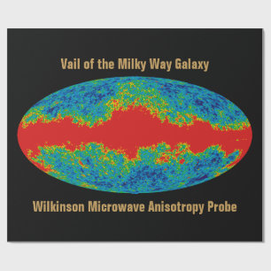 Melkweg Galaxy Veil Over WMAP Universe Cadeaupapier