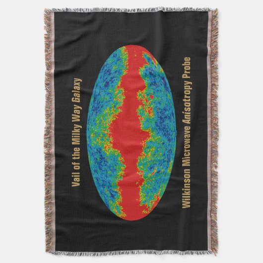Melkweg Galaxy Veil Over WMAP Universe Deken (Voorkant Verticaal)