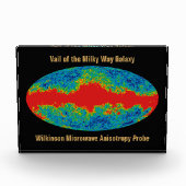 Melkweg Galaxy Veil Over WMAP Universe Fotoblokken (Voorkant)