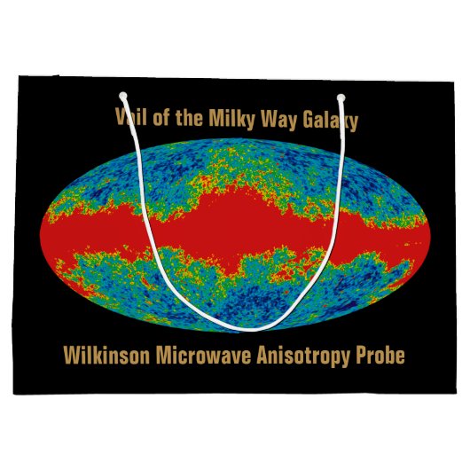 Melkweg Galaxy Veil Over WMAP Universe Groot Cadeauzakje (Achterkant)
