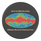 Melkweg Galaxy Veil Over WMAP Universe Hockey Puck (Voorkant)