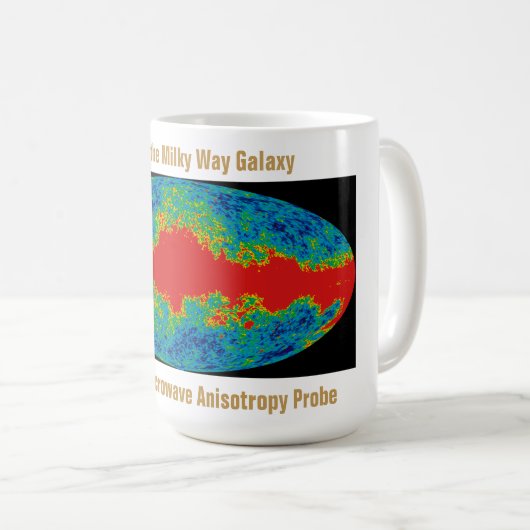 Melkweg Galaxy Veil Over WMAP Universe Koffiemok (Voorkant rechts)