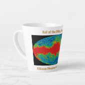 Melkweg Galaxy Veil Over WMAP Universe Latte Mok (Linkerhoek)