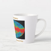 Melkweg Galaxy Veil Over WMAP Universe Latte Mok (Rechts)