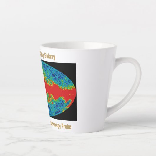 Melkweg Galaxy Veil Over WMAP Universe Latte Mok (Rechts)