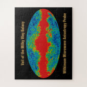 Melkweg Galaxy Veil Over WMAP Universe Legpuzzel (Verticaal)