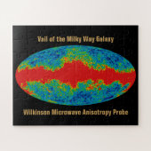 Melkweg Galaxy Veil Over WMAP Universe Legpuzzel (Horizontaal)