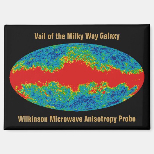 Melkweg Galaxy Veil Over WMAP Universe Magneet (Voorkant)