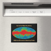 Melkweg Galaxy Veil Over WMAP Universe Magneet (Insitu (Vaatwasser))