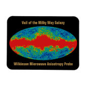 Melkweg Galaxy Veil Over WMAP Universe Magneet (Horizontaal)