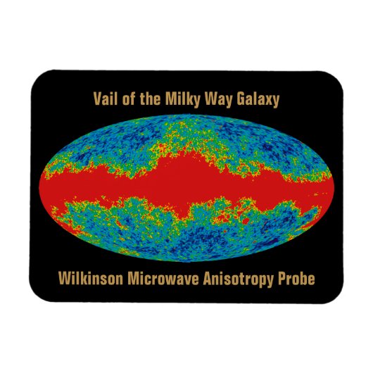 Melkweg Galaxy Veil Over WMAP Universe Magneet (Horizontaal)