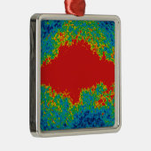 Melkweg Galaxy Veil Over WMAP Universe Metalen Ornament (Rechts)