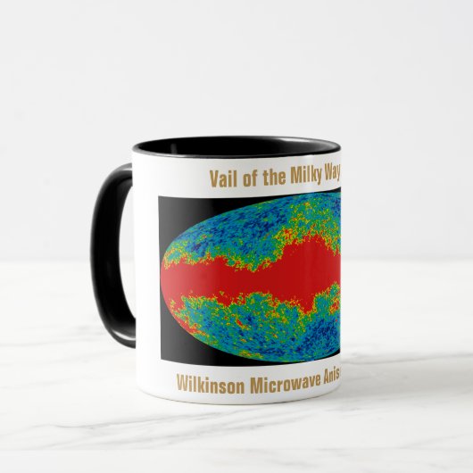 Melkweg Galaxy Veil Over WMAP Universe Mok (Voorkant links)