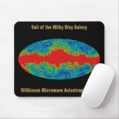 Melkweg Galaxy Veil Over WMAP Universe Muismat (Met muis)
