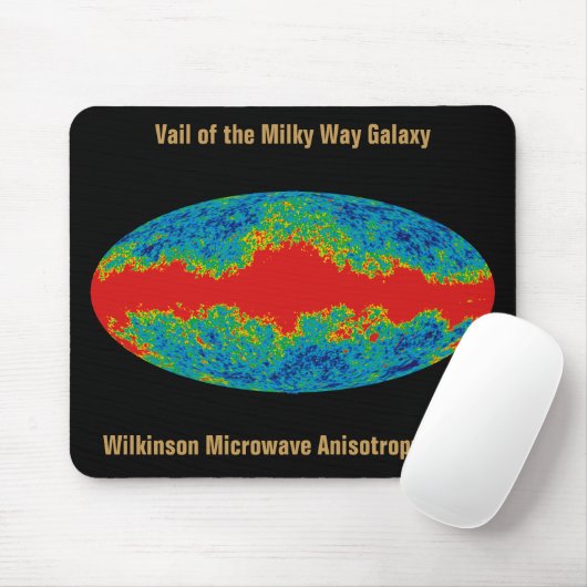 Melkweg Galaxy Veil Over WMAP Universe Muismat (Met muis)