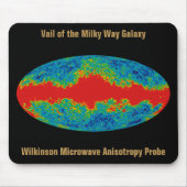 Melkweg Galaxy Veil Over WMAP Universe Muismat (Voorkant)