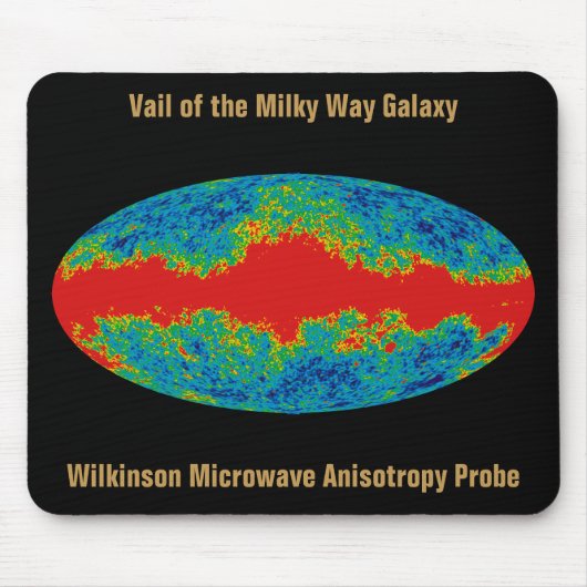 Melkweg Galaxy Veil Over WMAP Universe Muismat (Voorkant)