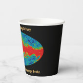 Melkweg Galaxy Veil Over WMAP Universe Papieren Bekers (Achterkant)