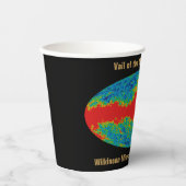 Melkweg Galaxy Veil Over WMAP Universe Papieren Bekers (Voorkant)