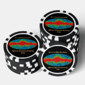 Melkweg Galaxy Veil Over WMAP Universe Poker Chips (Opstapeling)