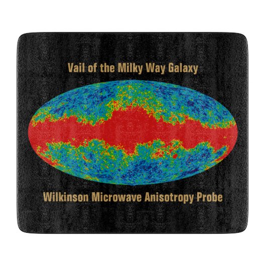 Melkweg Galaxy Veil Over WMAP Universe Snijplank (Voorkant)