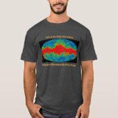 Melkweg Galaxy Veil Over WMAP Universe T-shirt (Voorkant)