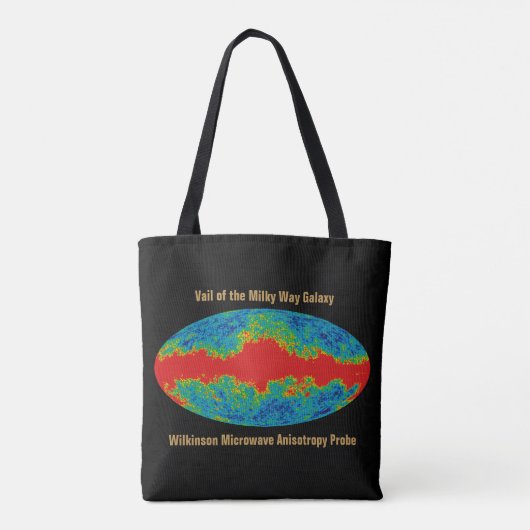 Melkweg Galaxy Veil Over WMAP Universe Tote Bag (Achterkant)