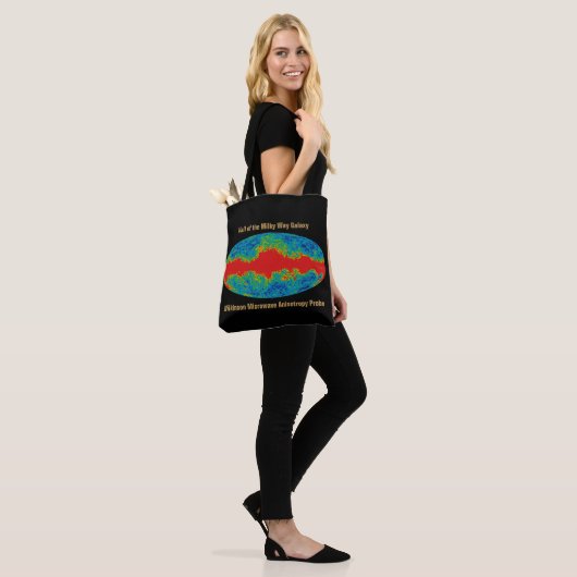 Melkweg Galaxy Veil Over WMAP Universe Tote Bag (Op model)