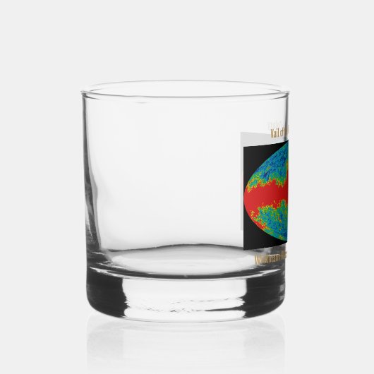 Melkweg Galaxy Veil Over WMAP Universe Whisky Glas (Voorkant)