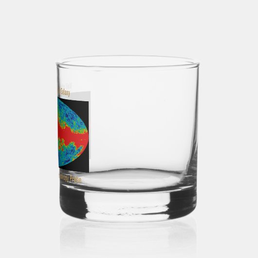 Melkweg Galaxy Veil Over WMAP Universe Whisky Glas (Achterkant)
