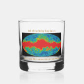 Melkweg Galaxy Veil Over WMAP Universe Whisky Glas (Links)