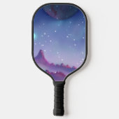 Melkweg, heelal, sterren, buitenruimte pickleball paddle (Achterkant)
